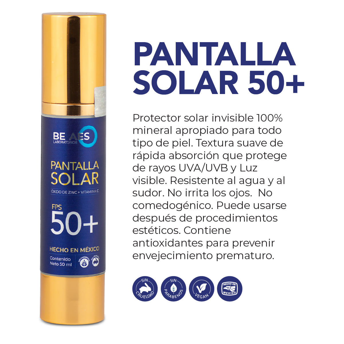Pack BE AES serum facial contorno de ojos y pantalla solar