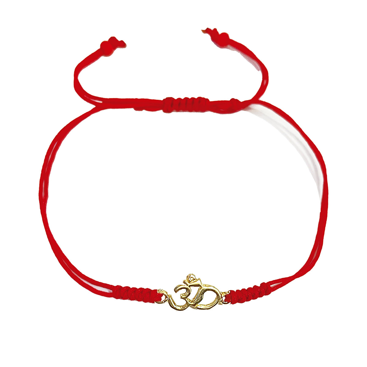 Pulsera roja VANGANIA Om oro regalo joyería unisex-Unitalla