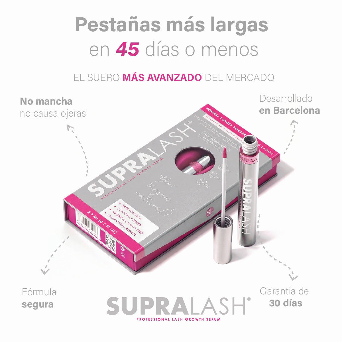 Serum para crecimiento de pestañas 2.9 ml SUPRALASH